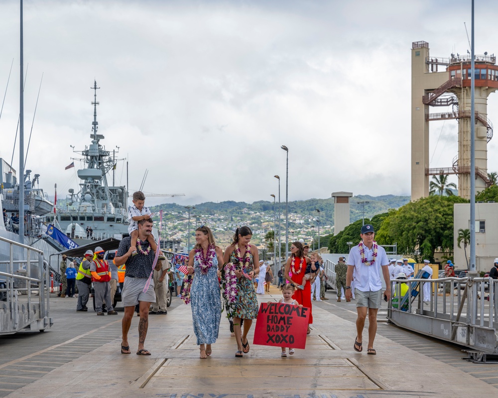 USS Charlotte (SSN 766) Return to Homeport