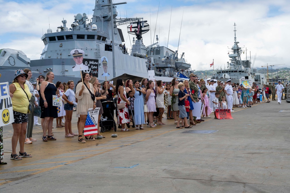 USS Charlotte (SSN 766) Return to Homeport