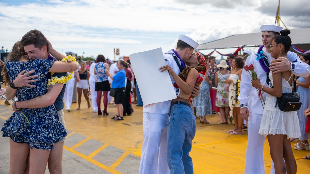 USS Charlotte (SSN 766) Return to Homeport
