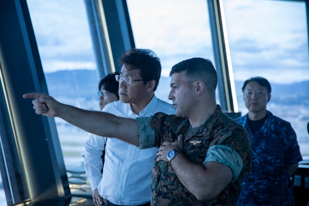 Parliamentary Vice Minister of Defense Visits MCAS Iwakuni