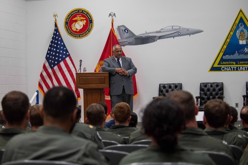 SECNAV Hosts All Hands Call