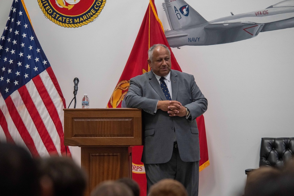 SECNAV Hosts All Hands Call