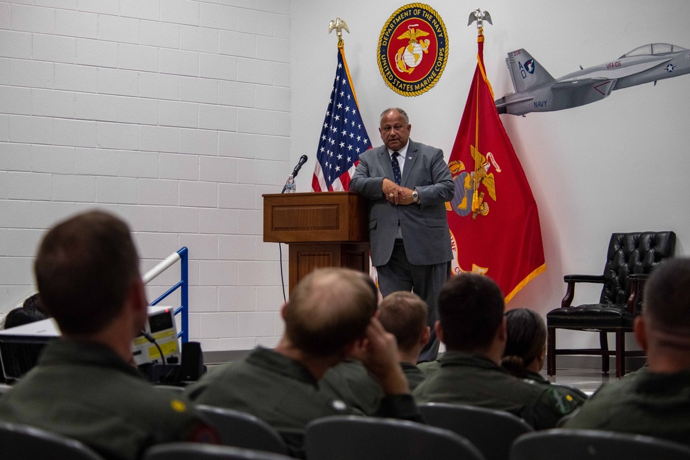 SECNAV Hosts All Hands Call