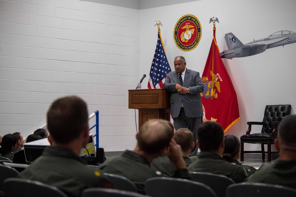 SECNAV Hosts All Hands Call