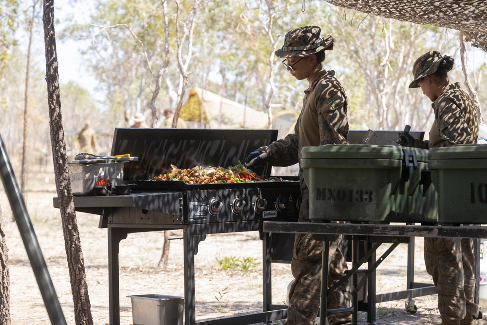 MRF-D 24.3 Marines forage, serve food during Exercise Predator’s Run 24
