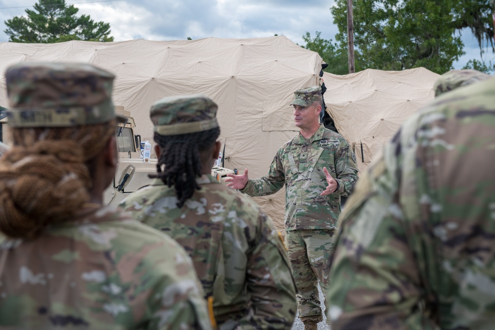 South Carolina Guardsmen Awarded Florida State Active Duty Ribbon