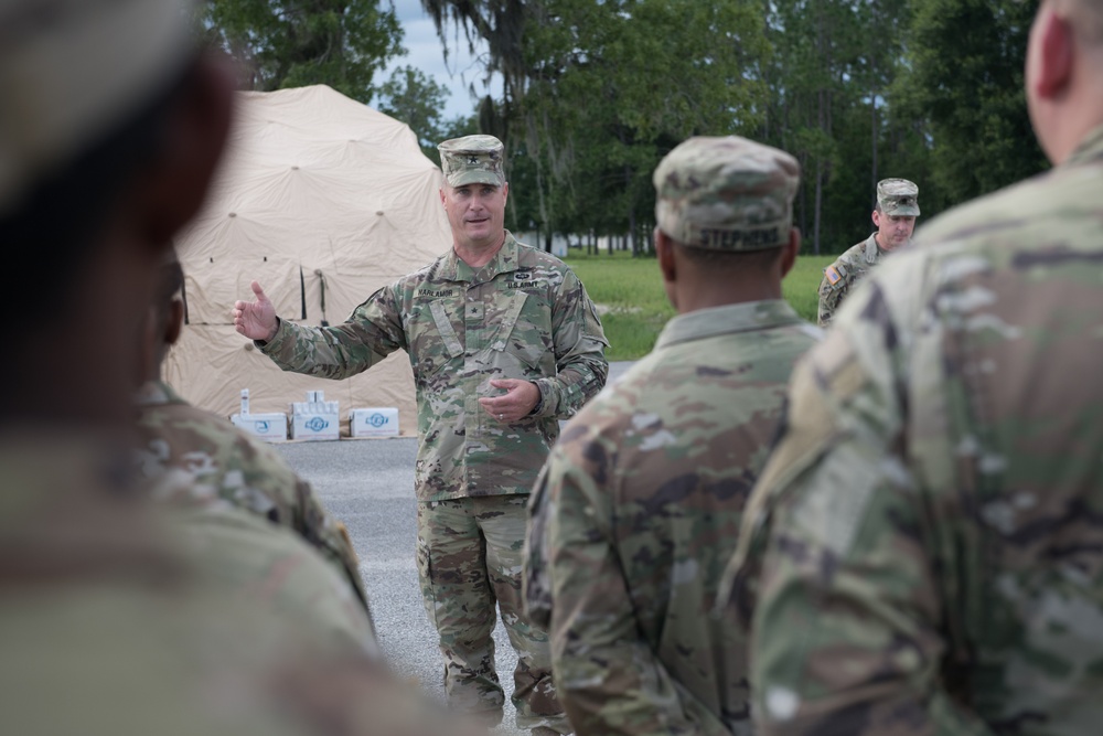 South Carolina Guardsmen Awarded Florida State Active Duty Ribbon