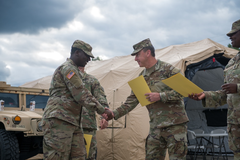 South Carolina Guardsmen Awarded Florida State Active Duty Ribbon