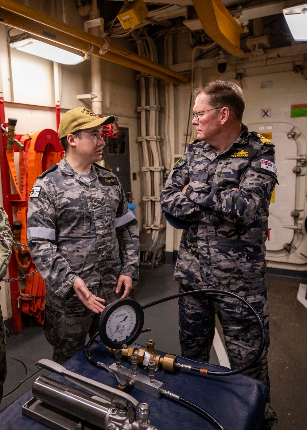 USS Emory S. Land Hosts Tour for Visitors in Adelaide, Australia