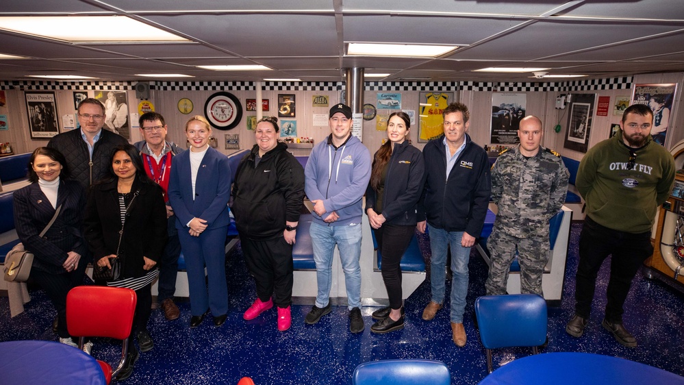 USS Emory S. Land Hosts Tour for Visitors in Adelaide, Australia