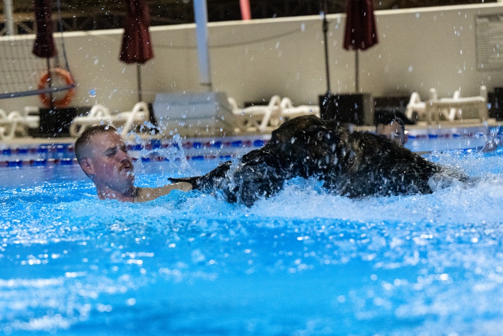 MWDs complete water familiarization training