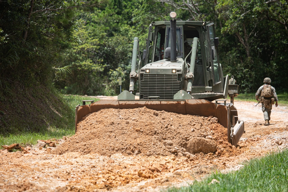 RD24 | 9th ESB Constructs a Road at Camp Hansen CTA