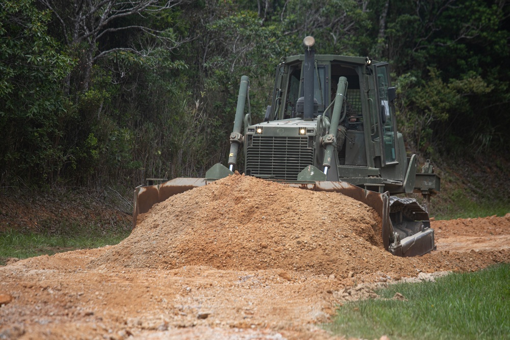 RD24 | 9th ESB Constructs a Road at Camp Hansen CTA