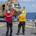 CH-47 Lands on USS Tripoli Flight Deck