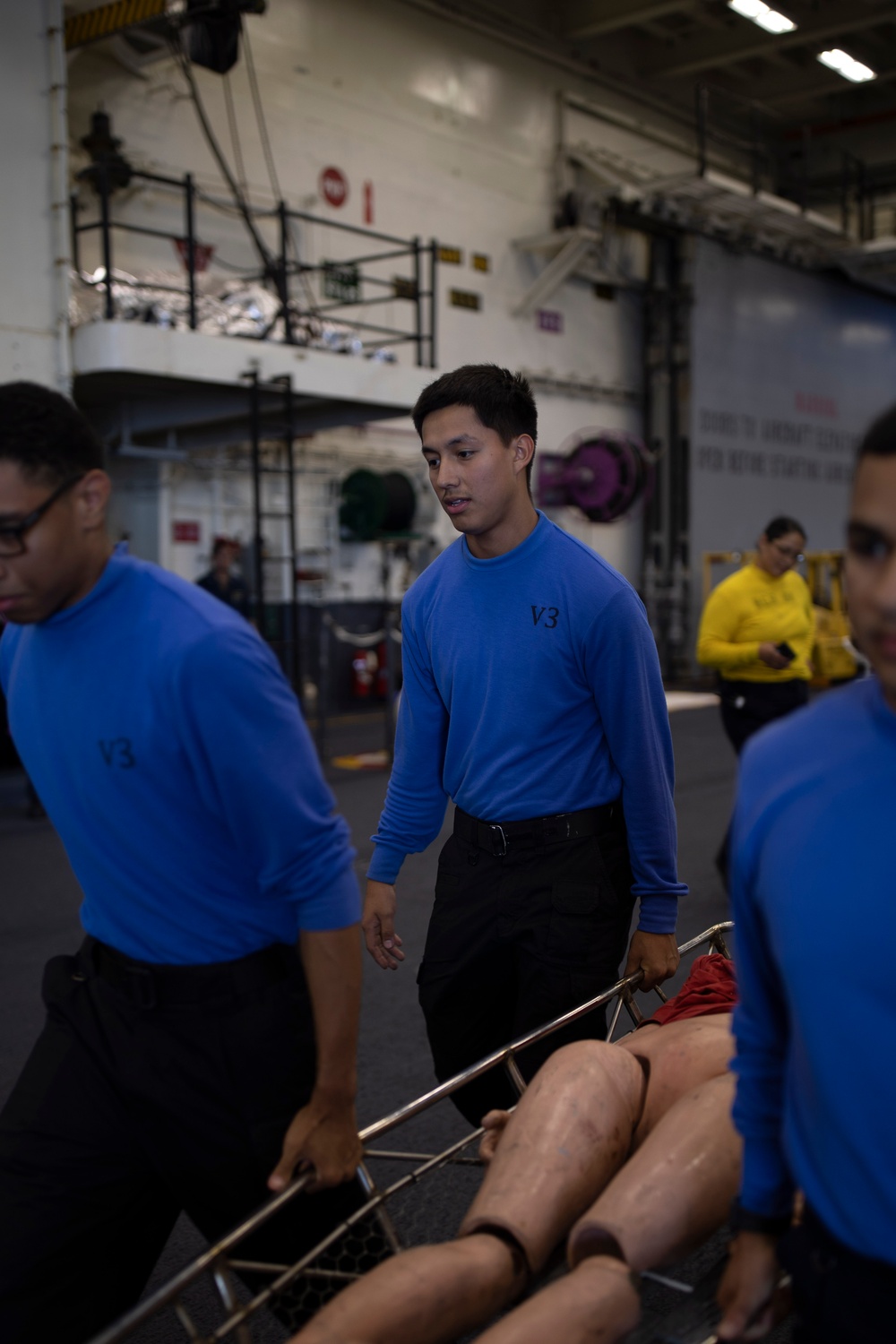 Tripoli Sailors Participate in Aviation Medical Drill