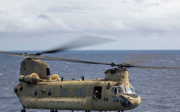 USS Tripoli Flight Operations