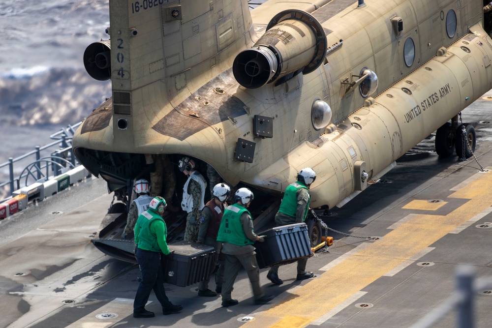 USS Tripoli Flight Operations