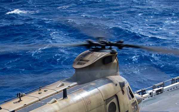 USS Tripoli Flight Operations