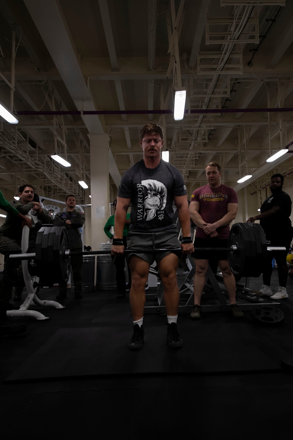 500/1000 LB Club aboard USS Tripoli