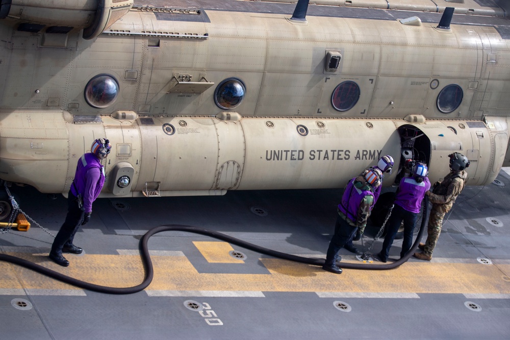 USS Tripoli Flight Operations