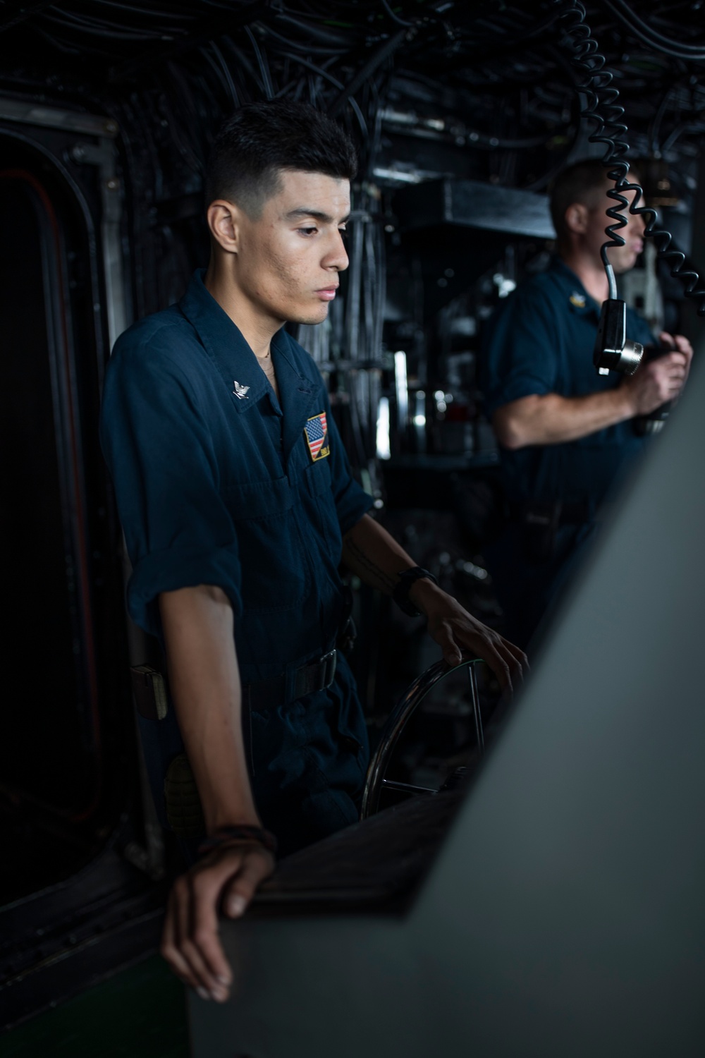 Bridge Operations Aboard USS Tripoli