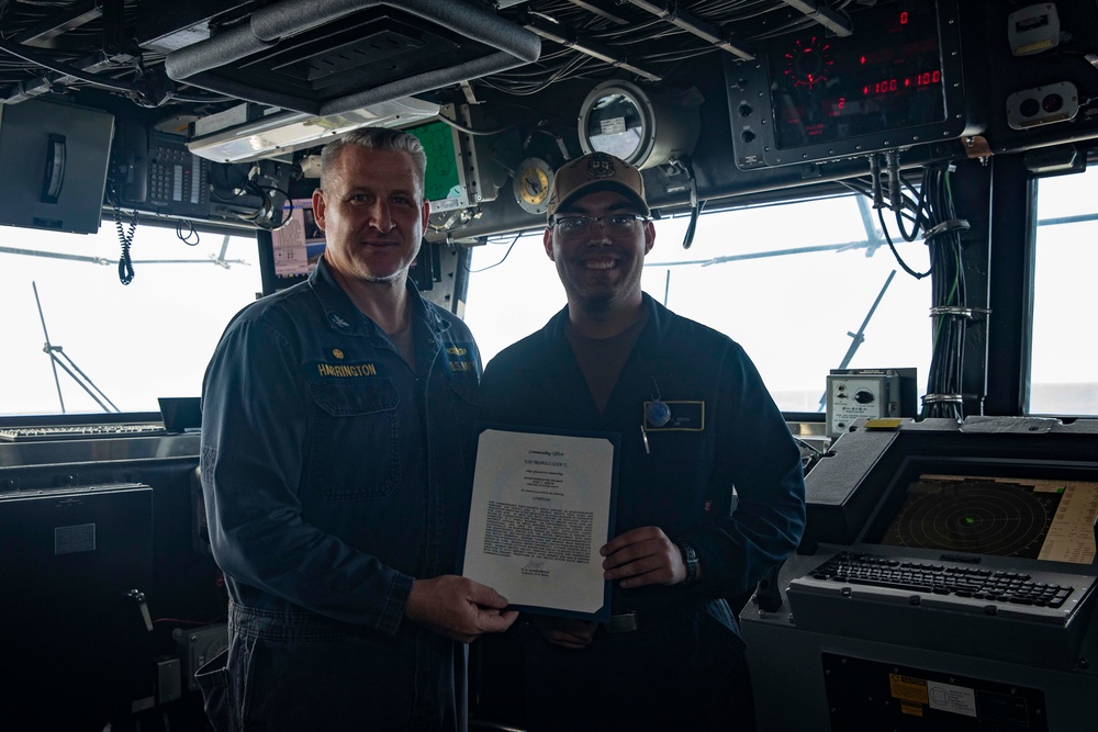 USS Tripoli Hardchargers of the Month