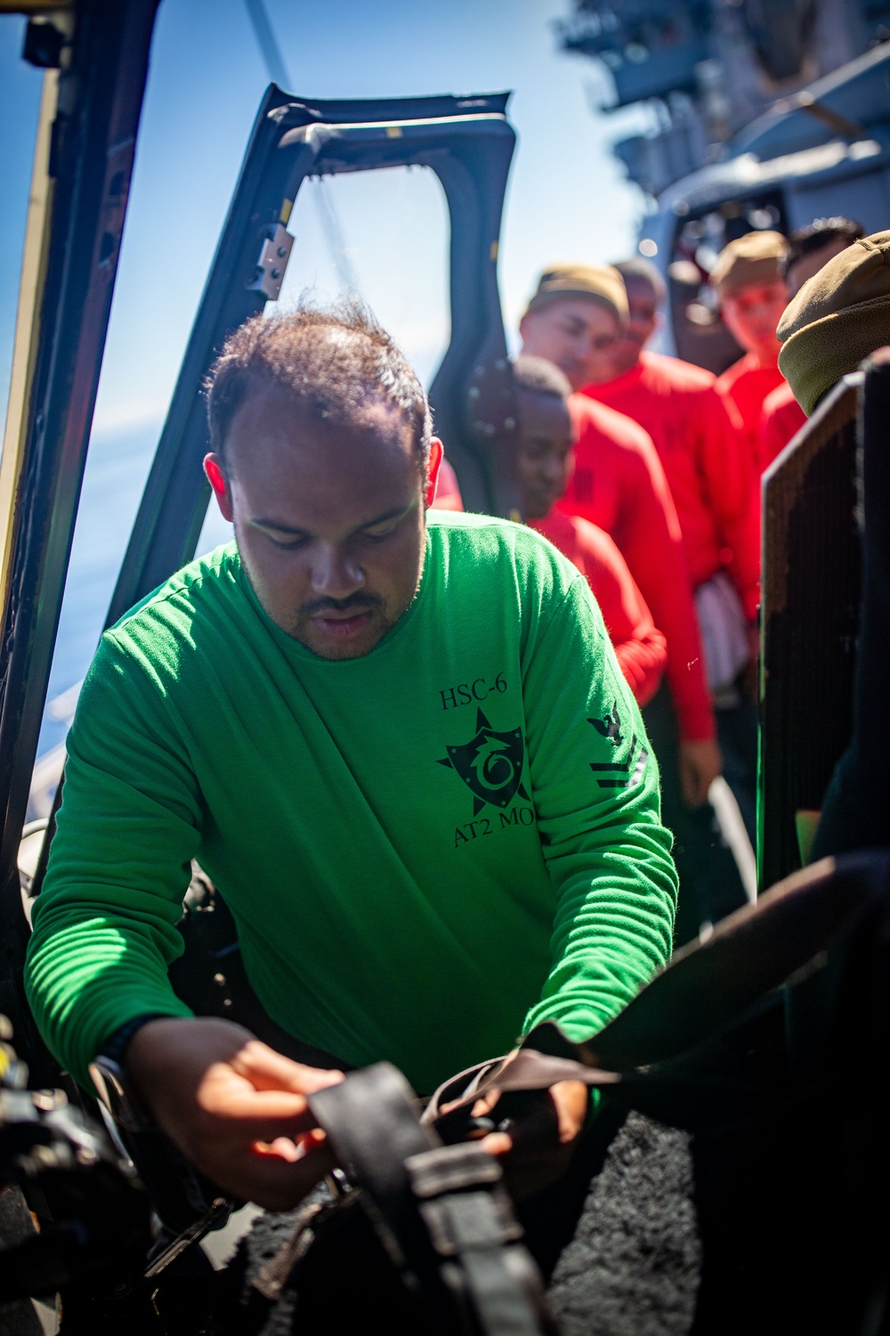 USS Tripoli Crash Training