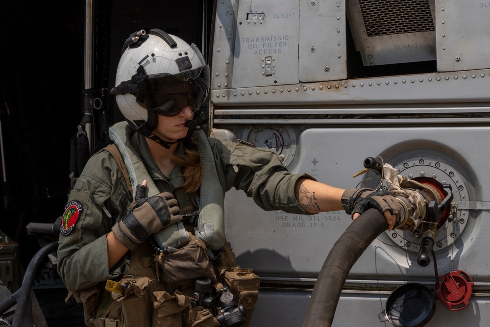 RD 24 | HMLA-367, JGSDF support bilateral forward arming and refueling point at Camp Metabaru