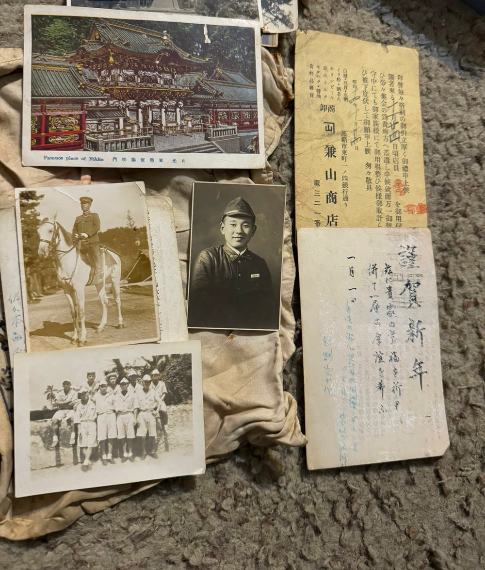 US Airman Returns World War II Artifacts Back to the Japanese people.