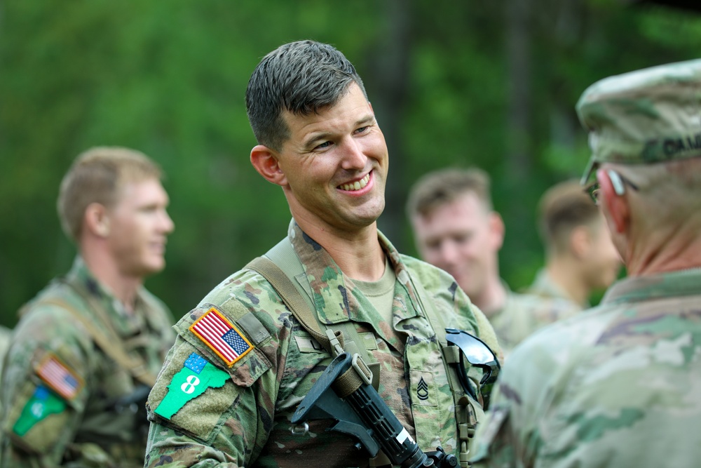 U.S. Army National Guard Soldiers compete during NBWC2024