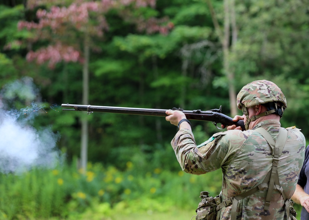 U.S. Army National Guard Soldiers compete during NBWC2024