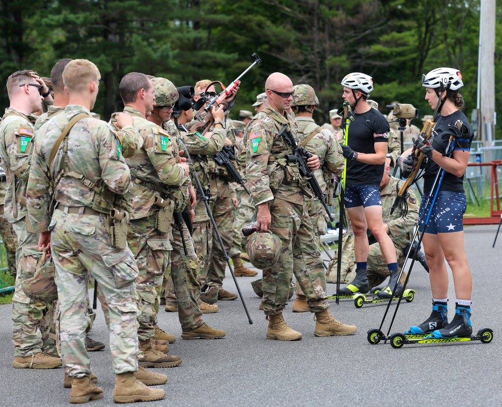 U.S. Army National Guard Soldiers compete during NBWC2024