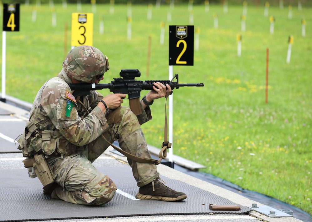 U.S. Army National Guard Soldiers compete during NBWC2024