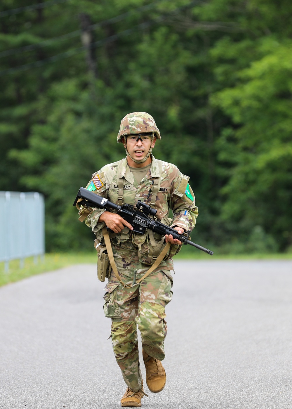 U.S. Army National Guard Soldiers compete during NBWC2024