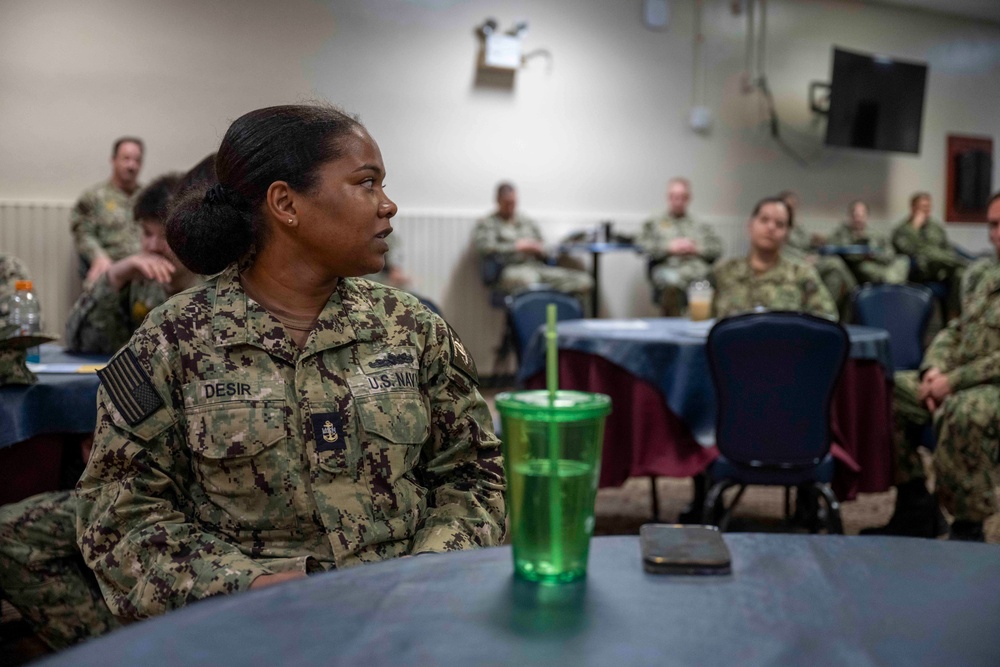 Sailors aboard Diego Garcia attend Sailor 360
