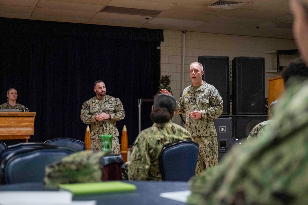 Sailors aboard Diego Garcia attend Sailor 360
