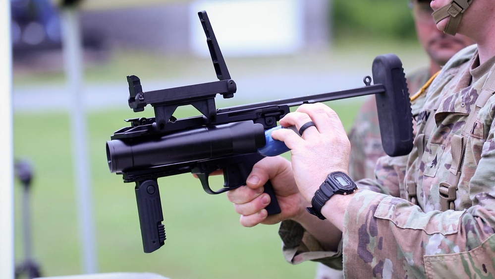 NBWC2024 competitors shoot M320 grenade launcher