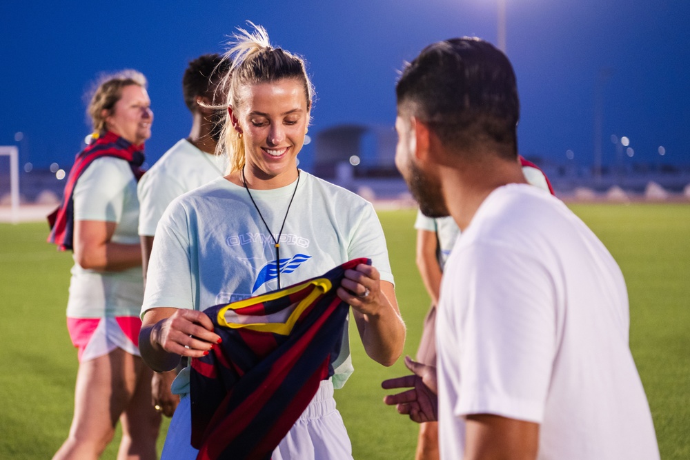 Olympic medalists show support throughout CENTCOM