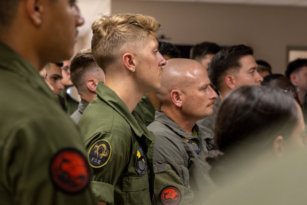 RD 24 | III MEF Commanding General Visits VMFA-242 in Kadena, Japan