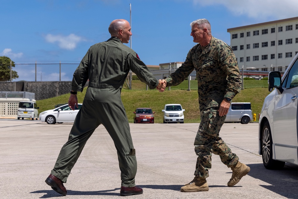 RD 24 | III MEF Commanding General Visits VMFA-242 in Kadena, Japan