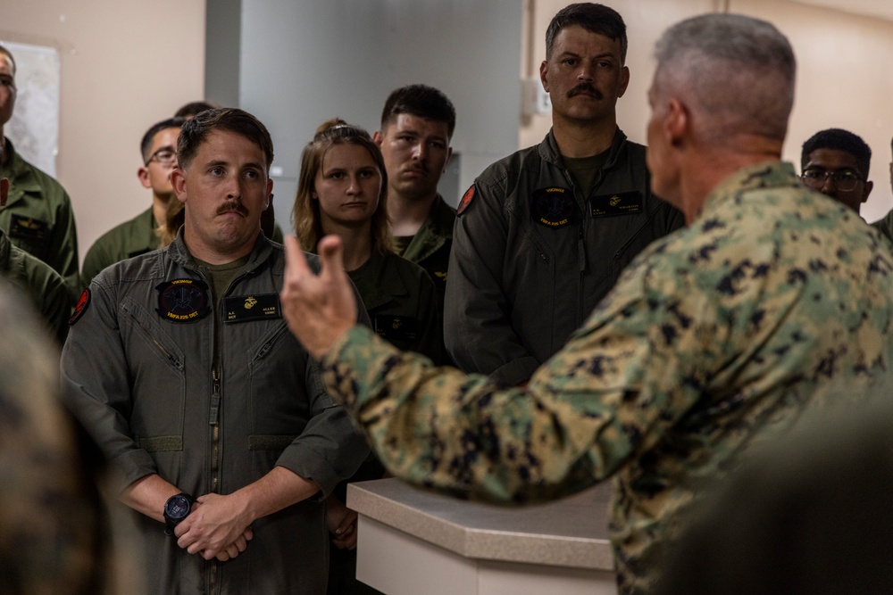 RD 24 | III MEF Commanding General Visits VMFA-242 in Kadena, Japan