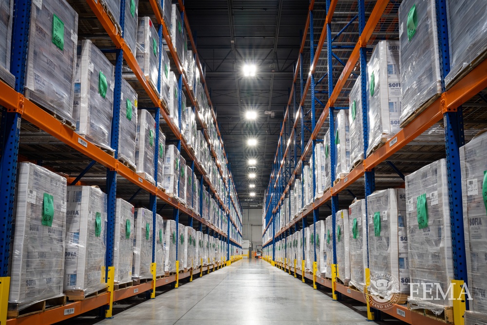 FEMA Atlanta Distribution Center Prepares Commodities in Response to Tropical Storm Debby