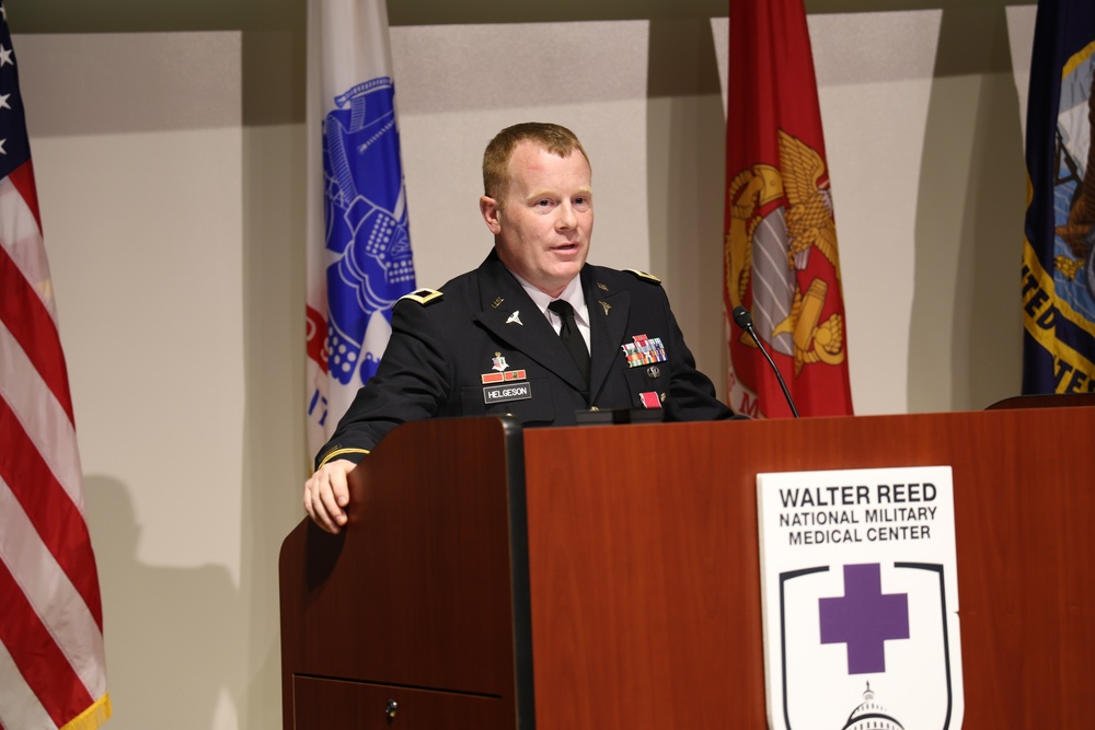 Colonel Melvin D. Helgeson Retirement Ceremony Hosted at Walter Reed