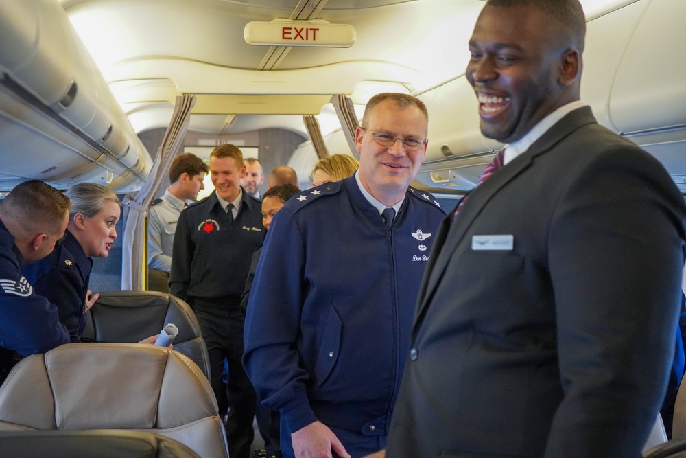 Air Force District of Washington command team visits the 89th Airlift Wing