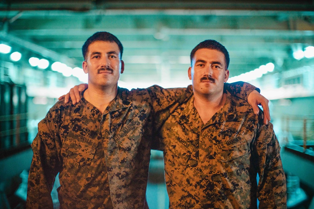 Marines First, Brothers Always: 15th MEU Marine Promotes Twin Brother During Deployment