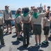 Boy Scouts take a tour aboard USS George Washington