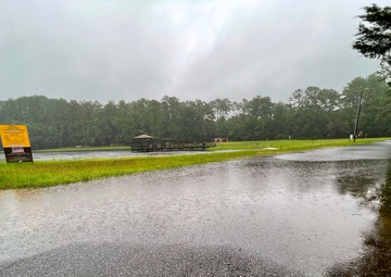 Tropical Cyclone Debby at Hunter Army Airfield