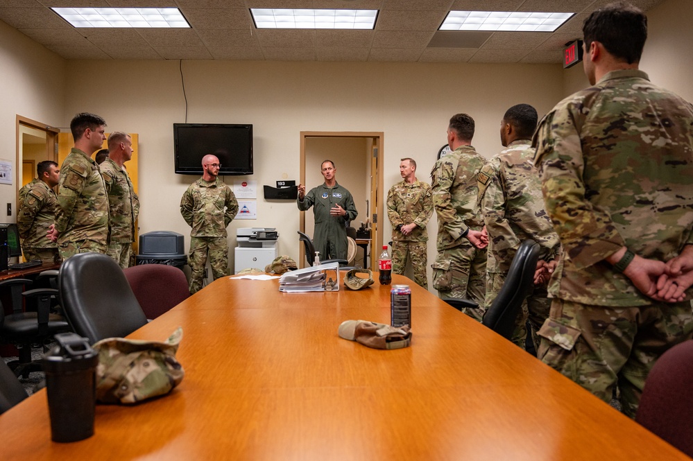 Photo of 116th Security Forces Squadron preparing for potential response to Hurricane Debby