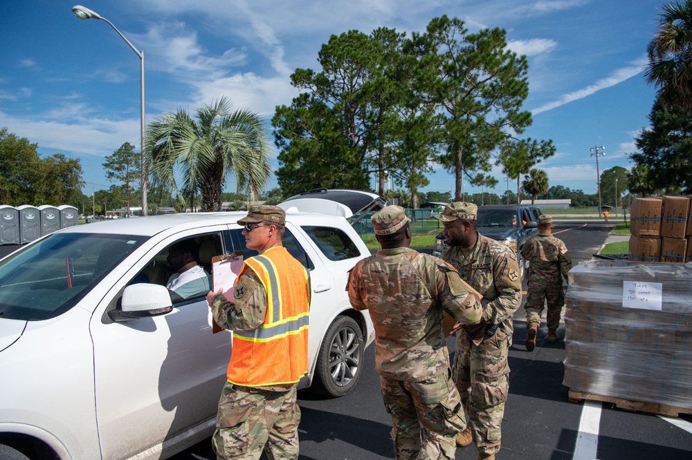 868th Engineer Company Supports Suwannee County at POD