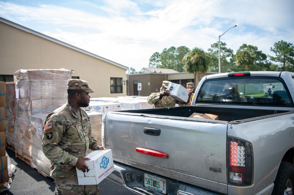 868th Engineer Company Supports Suwannee County at POD